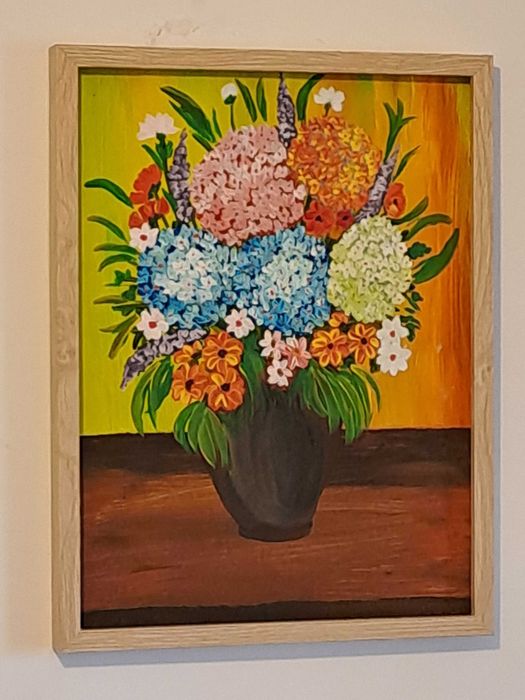 tablouri realizate cu vopsea acrilica