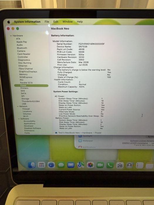 Macbook Neo Verde iStyle, in garantie