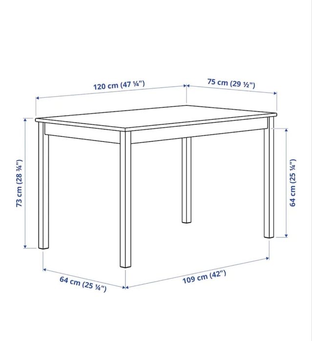 Стол ikea дерево-массив сосны.