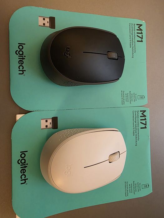 Mouse wireless Logitech M171 black/white