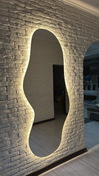 Зеркало с подсветкой | Современное | Для спальни / гардеробной