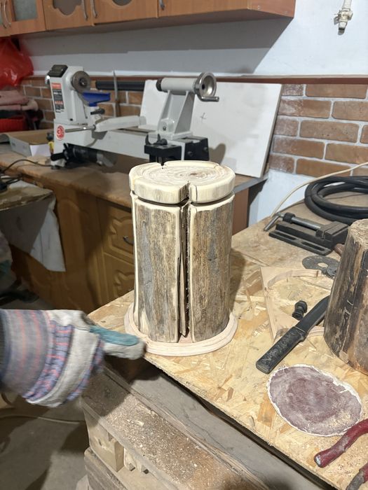 Светильник из дерева. Ручная работа.