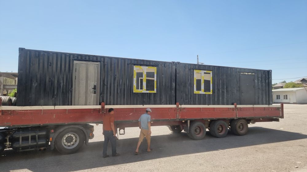 Konteyner ofis uylar xojatxona sklad yotoqxonalar