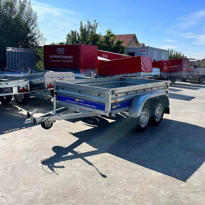 Remorca auto Vesta Trailer Light 23 DA cu dublu ax 750kg (Categoria B)
