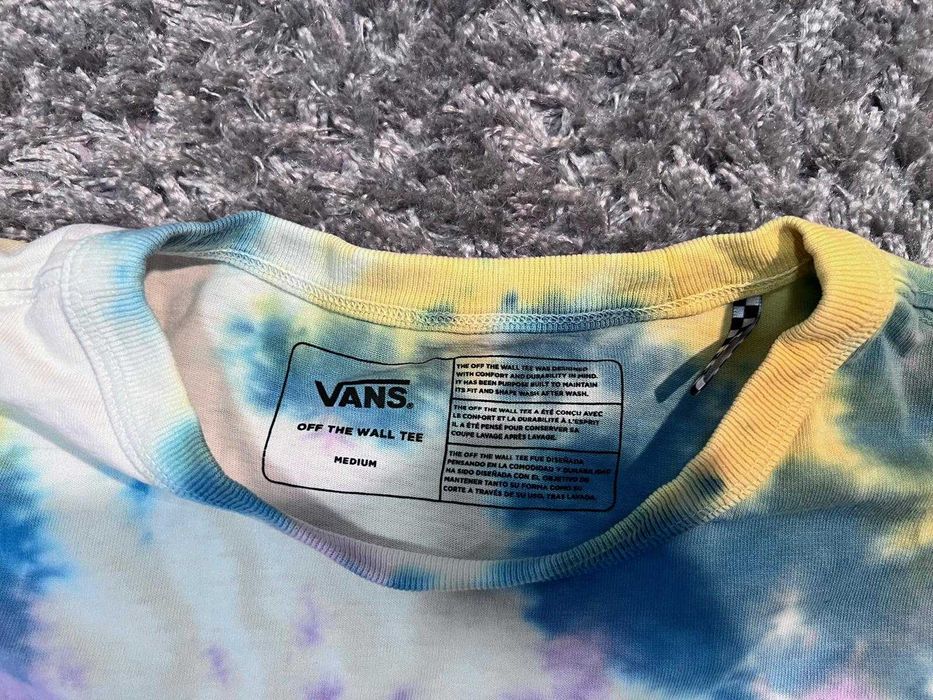 Vans "Off The Wall" Tie-Dye Long Sleeve Tee - Pastel Spiral