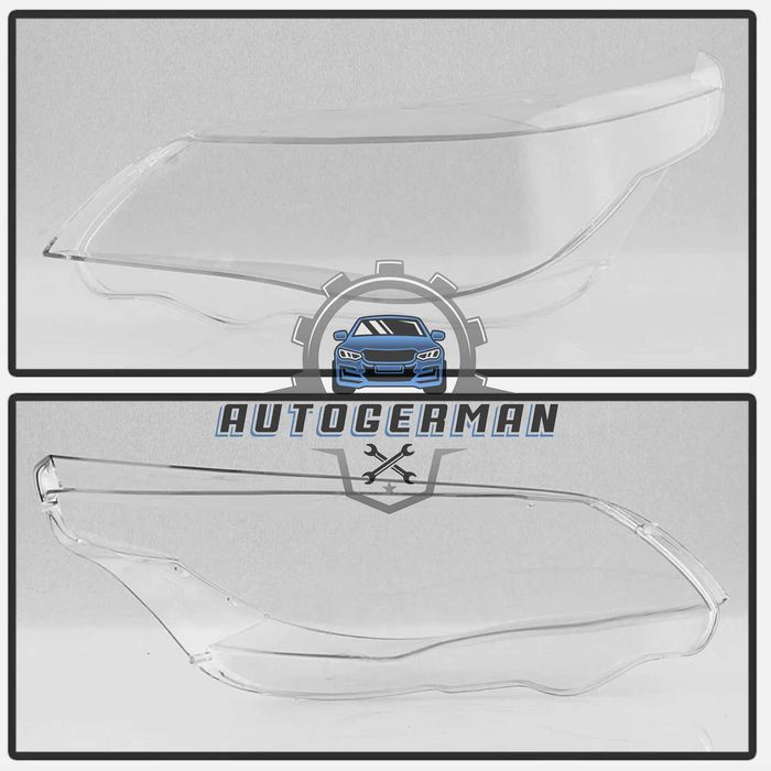 Капаци фарове BMW 5 Series E60 Low (04-10) стъкло фар крушки БМВ 5 Серия Е60 Е61 xenon седан комби фейслифт м пакет броня капаче ксенон лупа баласт