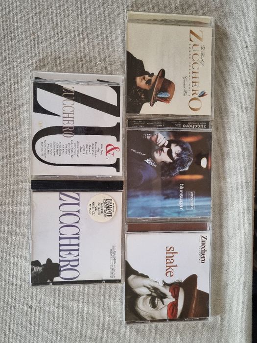 Pachet 5 CD-uri Muzica Originale" Zucchero". Perfecta stare.