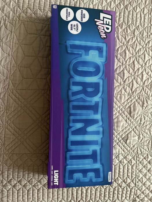 LED неонова лампа за стена Fortnite, USB захранване