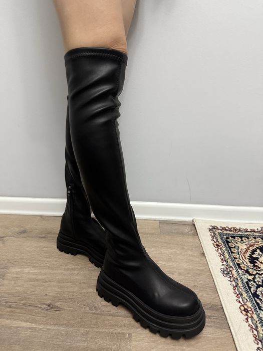 Ботфорты Сапоги демисезон на платформе