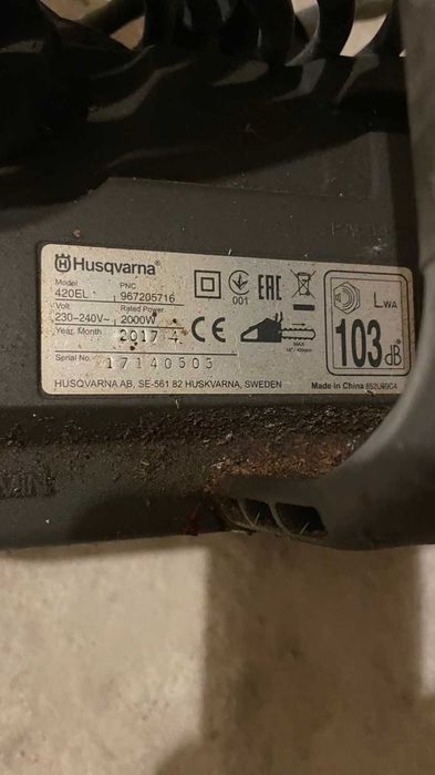 Електрически трион HUSQVARNA 420EL 2000W