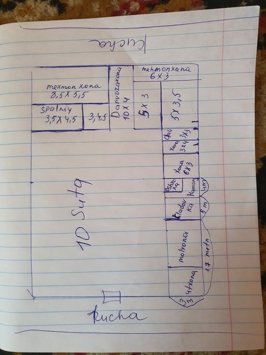 Ayrapotda Dacha sotiladi 8 xonali