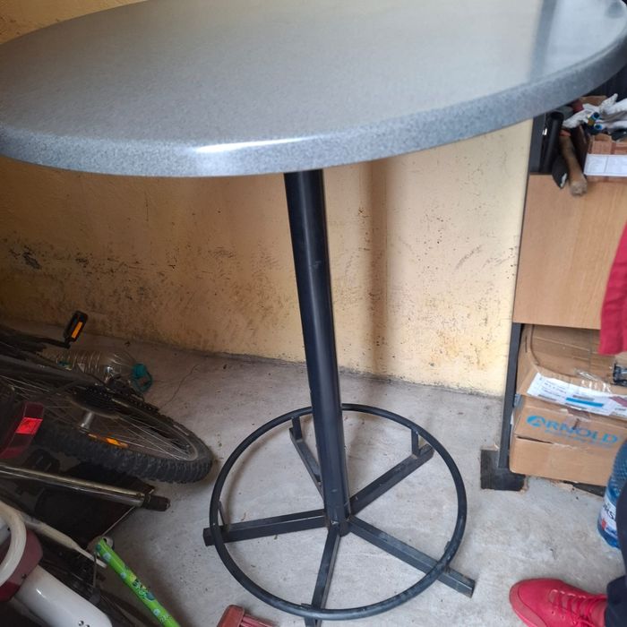 Masa demontabila de bar cu picior înalt