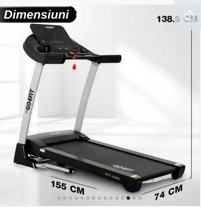 Bandă alergare GO4FIT 2000