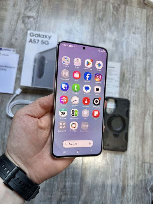 Samsung Galaxy A57 5G 256 GB 8 GB Ram Dual Sim Като Нов и Гаранционен, платен в кеш без лизингови опасности.