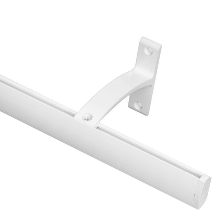 Galerie din aluminiu  pentru perdea cu prindere de perete  1 m
