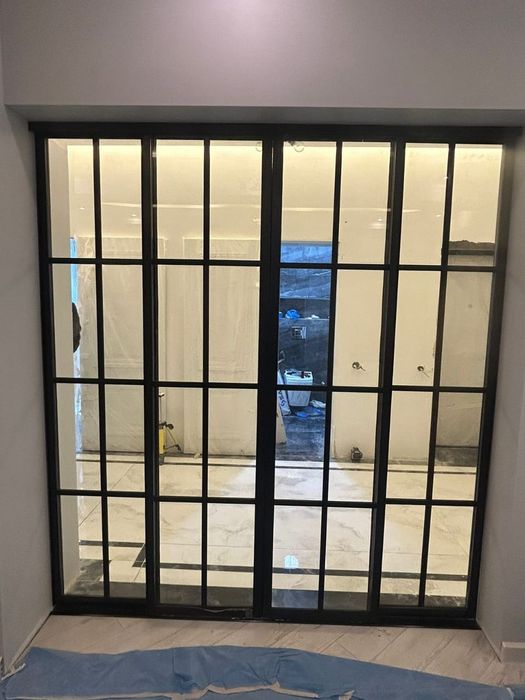 Лофт,перила,душевые пергородки