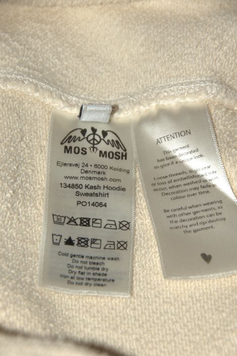 Mos Mosh - суичър  Kash Winter hood off-white екрю