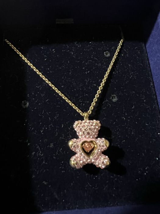 Колие swarowski teddy bear