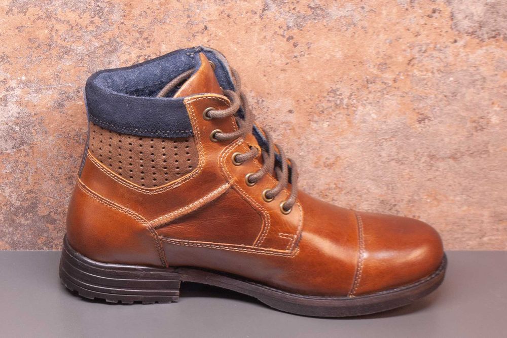 Маркови мъжки боти от естествена кожа номер 41