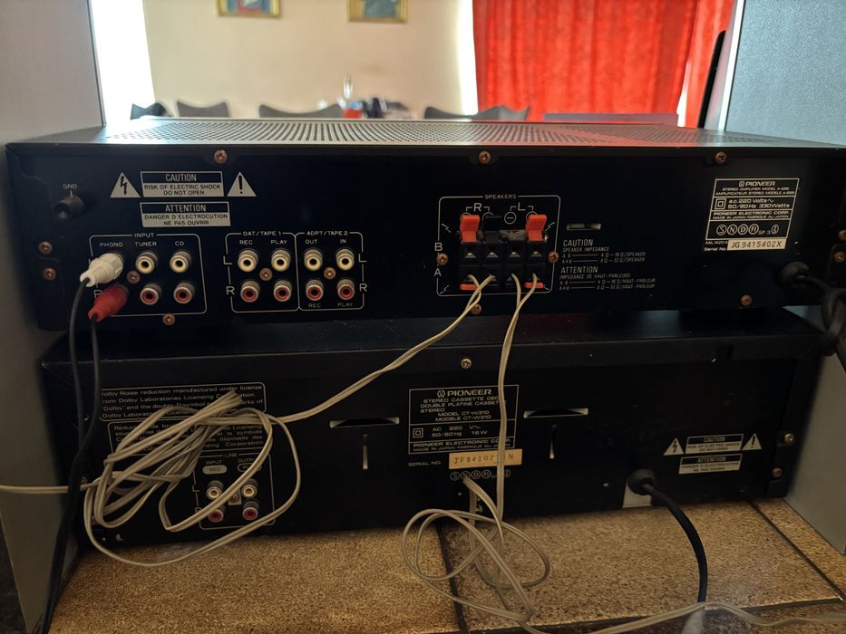 Linie Audio Pionner+boxe Sony 80watt