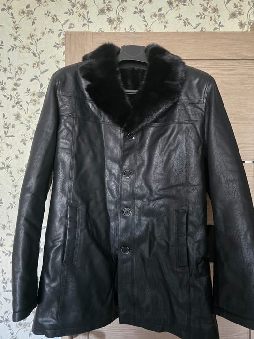 Кожаный куртка мужской