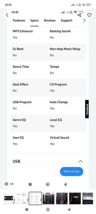 Sistem audio Samsung