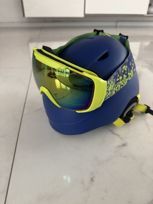 Комплект от детски каска и очила за ски / Crivit / 52-55см