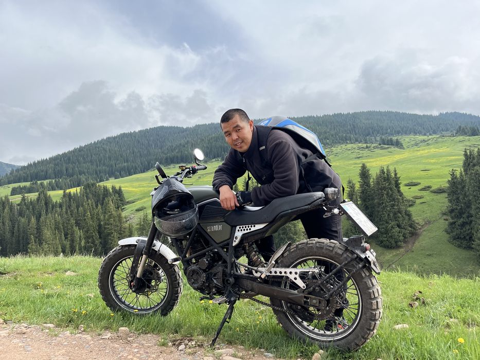 Мотоцикл геон скрамблер 250 м3.