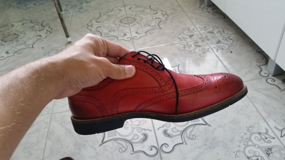 Pantofi piele naturala