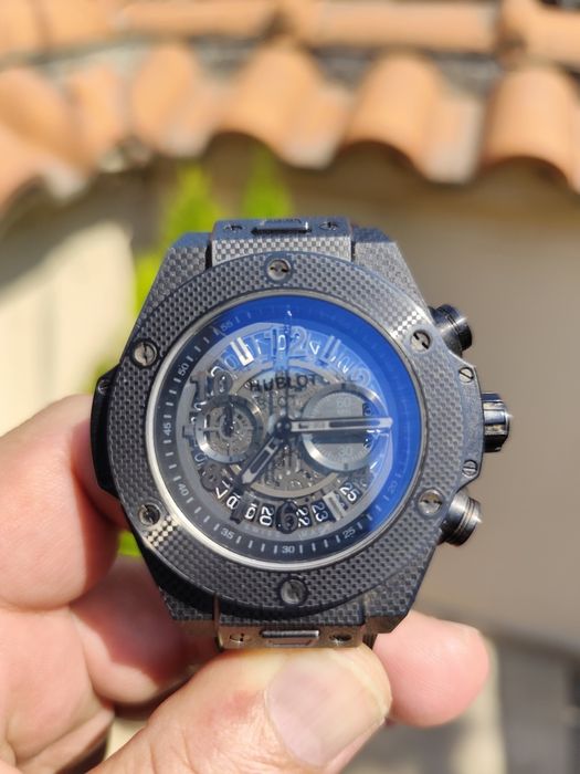 HUBLOT  big bang unico carbon!