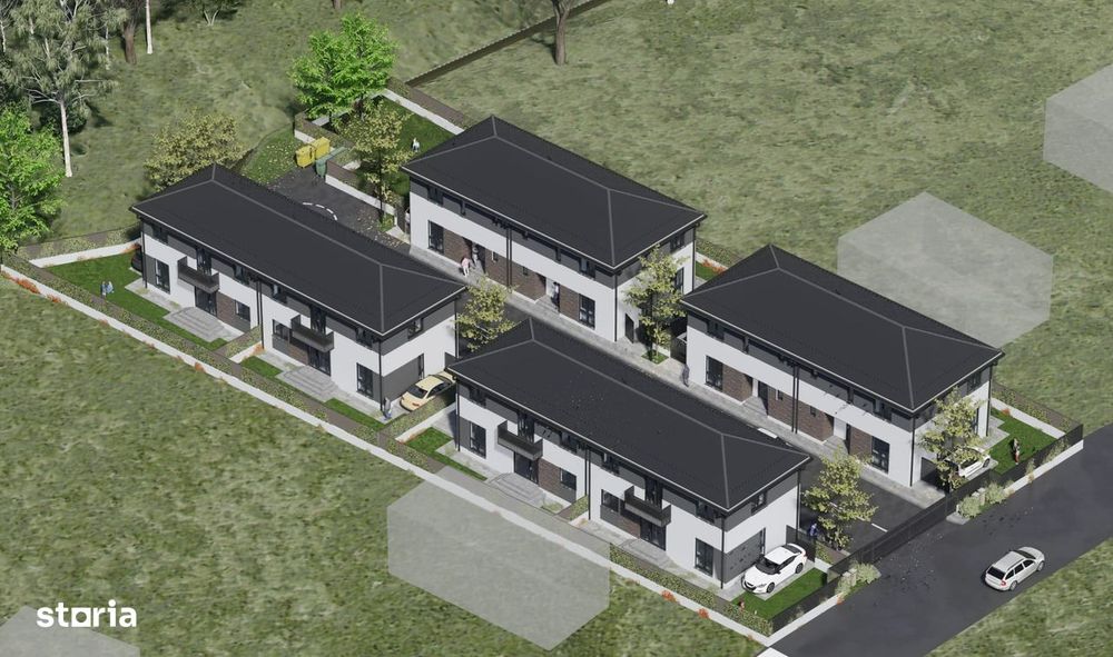 Unitate duplex l teren l parcare l parc privat l Tauti