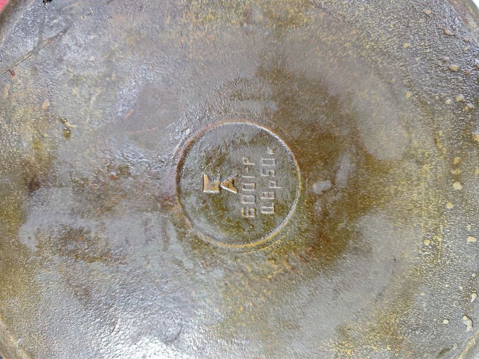 Советская гриль чугунная