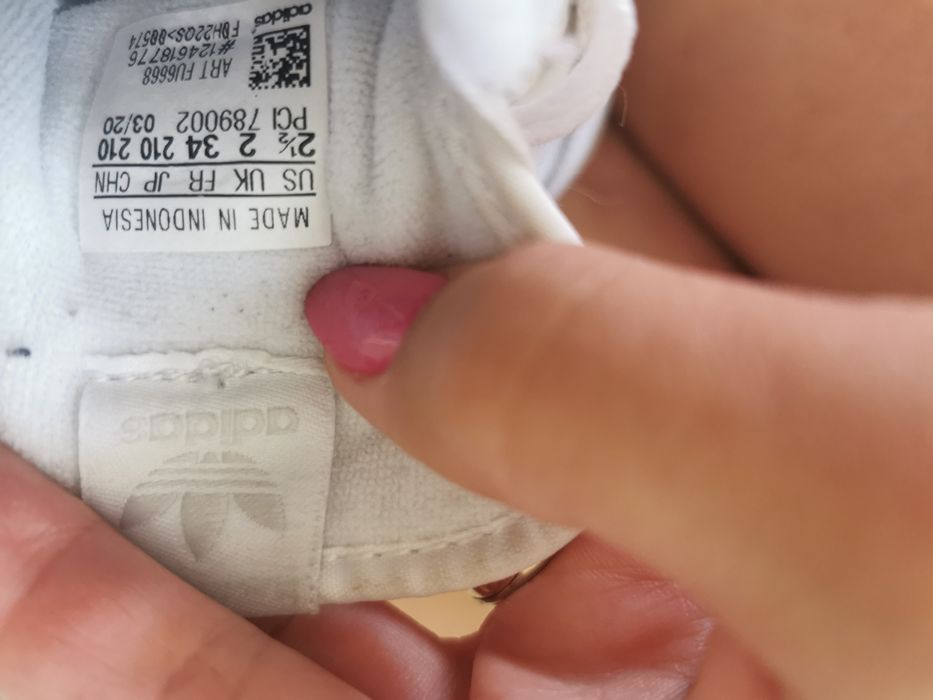 Adidasi pantofi sport Adidas mar 34 piele naturala