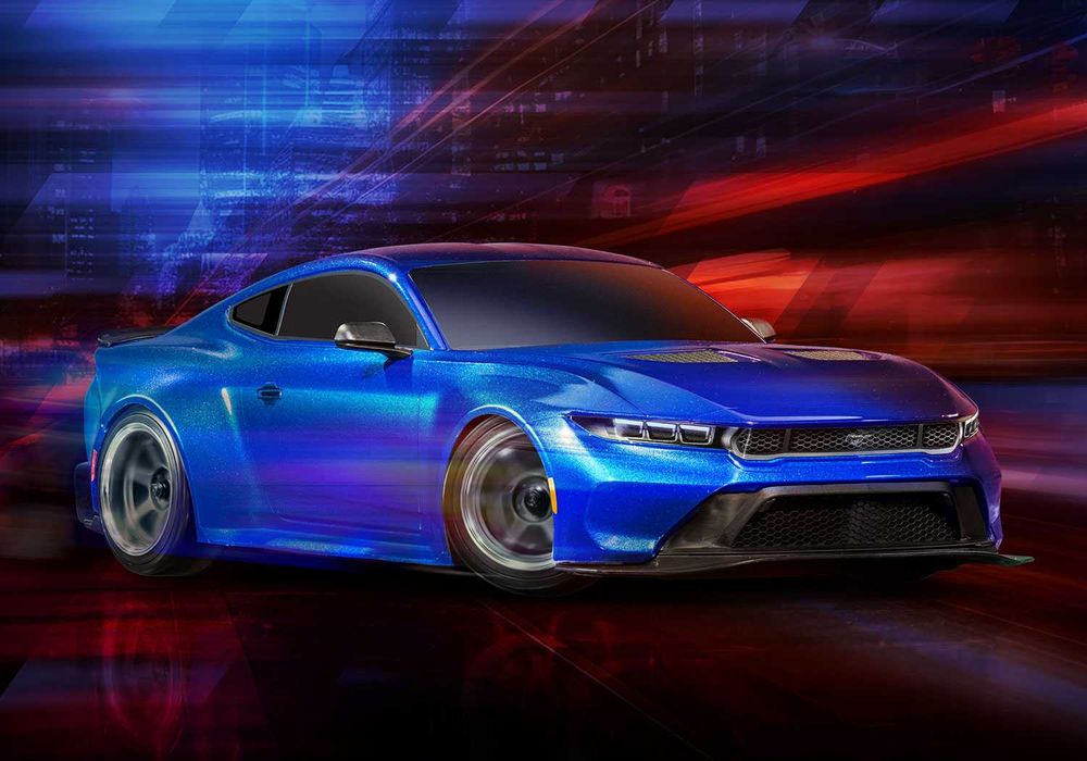 Дрифт количка с дистанционно Форд Мустанг Traxxas 4-TEC 2024 Drift Car