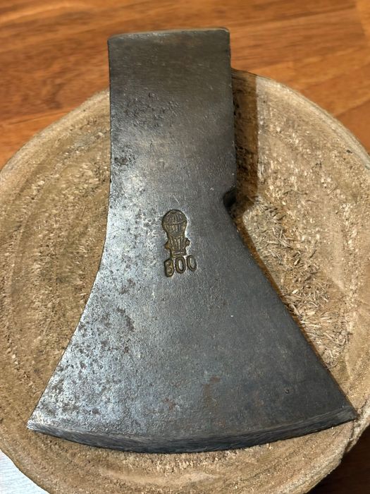 Cap de topor vechi fier forjat