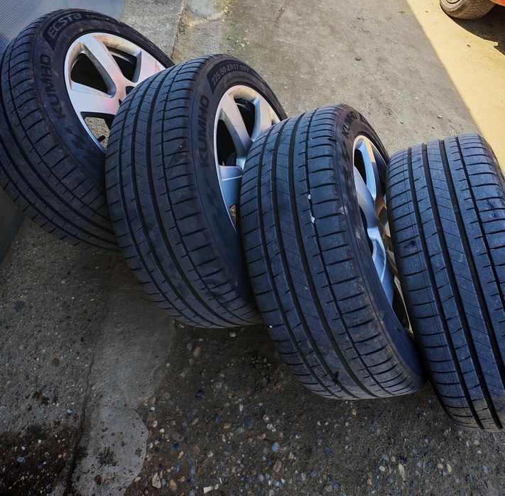 Jante audi+anvelope  225/50/17kumho