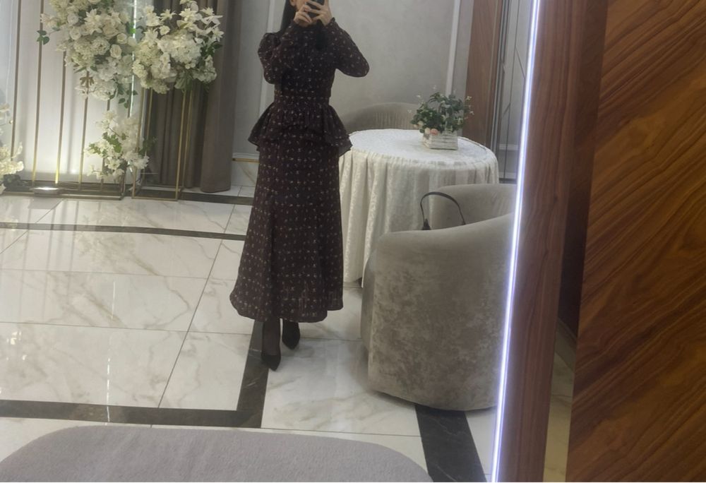 Платье женское длинное