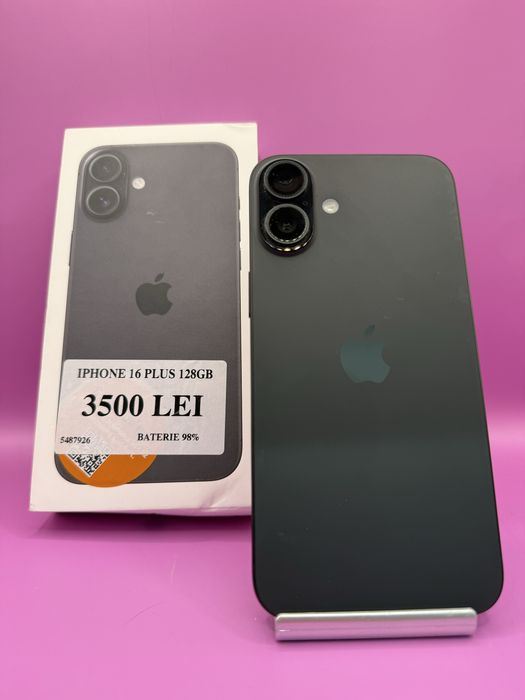 Iphone 16 plus 128Gb •Matei Amanet Margeanului•54879