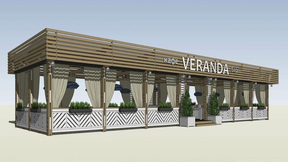 Изготовление павильонов , киосков