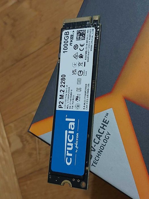 1TB M.2 NVMe Crucial P2