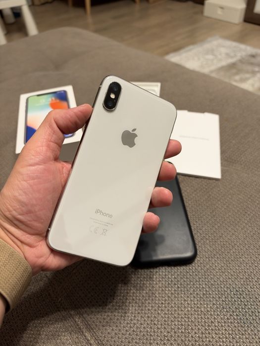 iPhone X, Silver, 64 GB