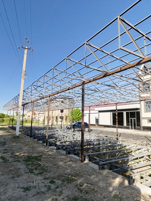 Qurilish Metal konstruktsiya uy va binolar uchun