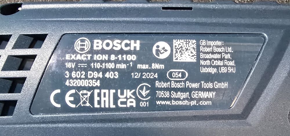 Bosch Professional EXACT ION 8-1100