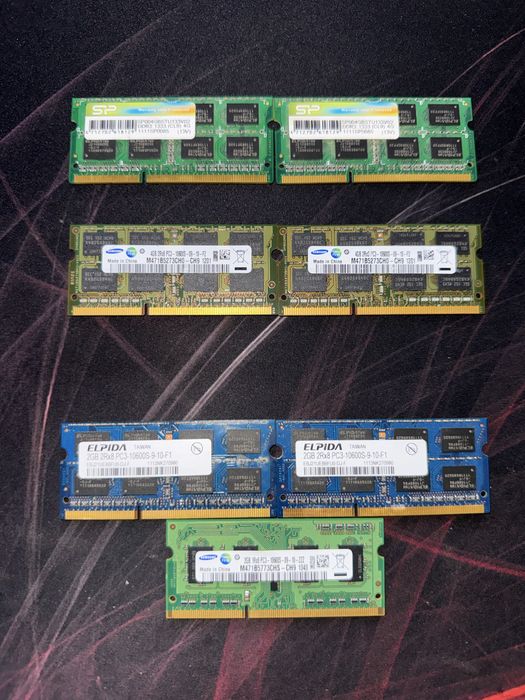RAM за лаптоп DDR3 & DDR2