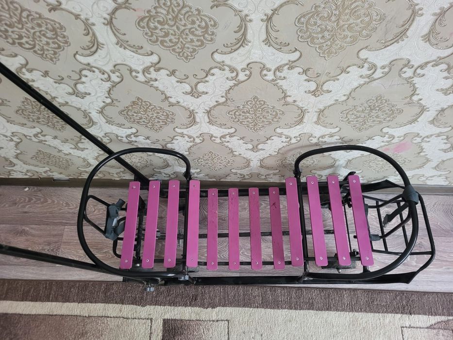 Зимние двухместные сани