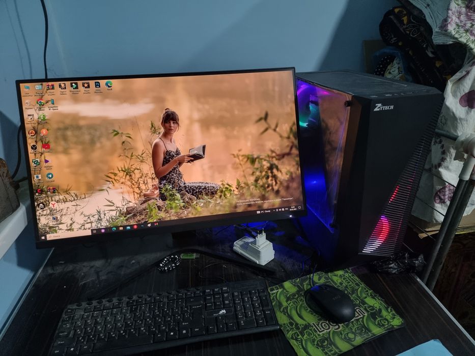 Redmi 27 monitor компьютер учун янги холатда