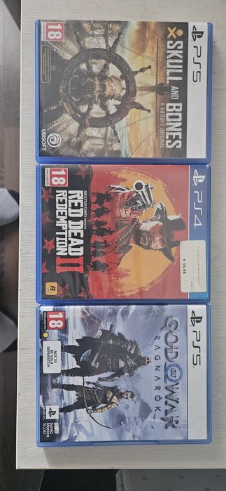 GoW ragnarok, RDR2 , Skull and Bones