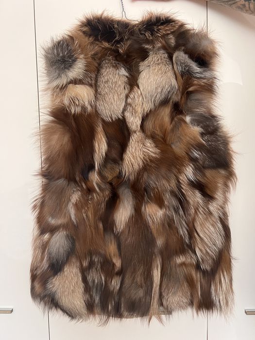 Елек от естесвен косъм - лисица