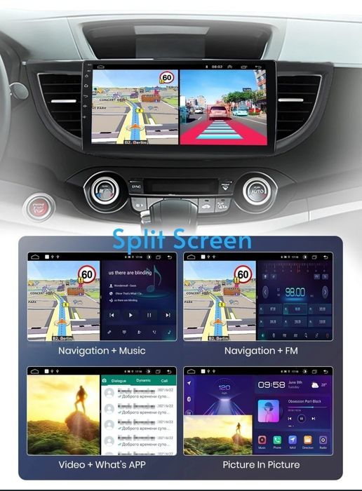 Navigatie Android dedicata HONDA CRV (2012-2016).