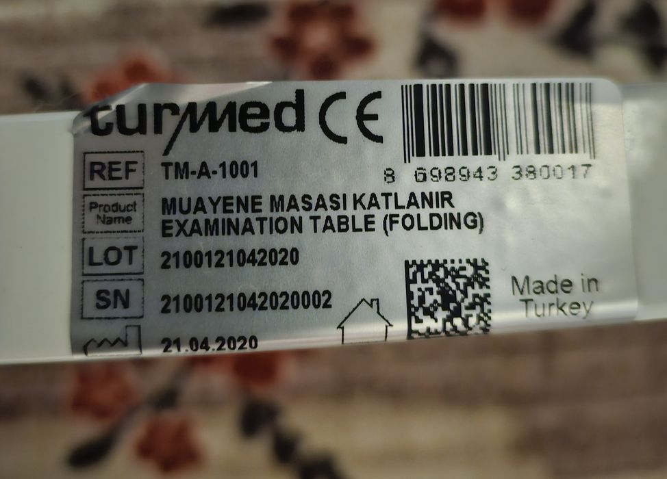 Canapea medicala de examinare